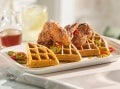 Hot Honey Apple Cider Chicken & Waffles