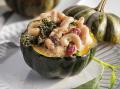 Mac and Cheese Stuffed Squash Bowl