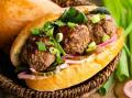 Hoisin Glazed Meatball Banh Mi