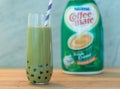 Irish Creme Green Tea Bubble Tea