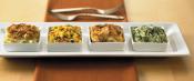 Flight of side dishes