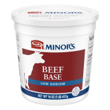 Minor’s Low Sodium Beef Base Gluten Free No Added MSG in pack tub