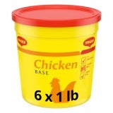 Maggi Chicken Base (No Added MSG)* Gluten Free 6 x 1 pound